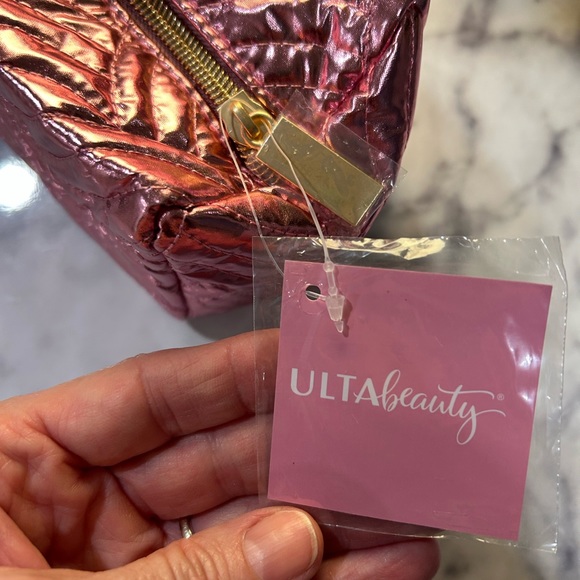 Ulta Shiny Pink Metallic Bag-beautiful! Makeup Bundle - Picture 7 of 7